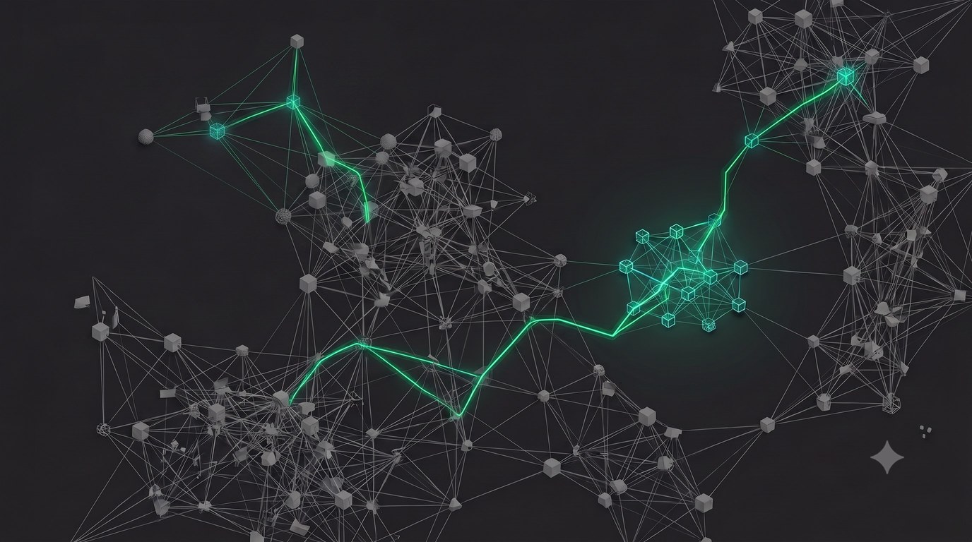 Fragmented edge device network visualization