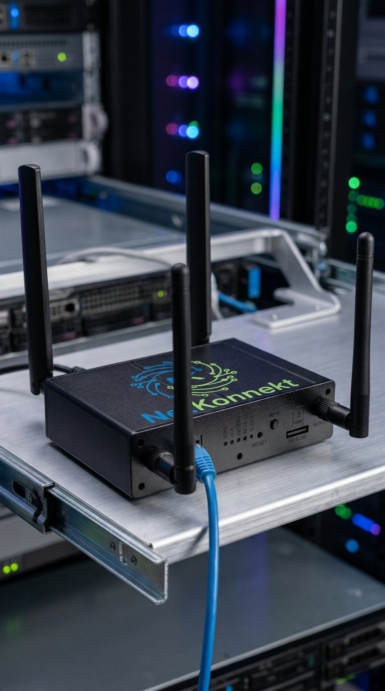 NK R400 router deployed in a data center